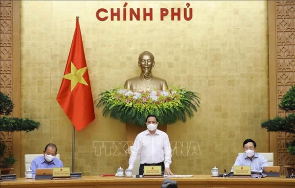 Thủ tướng Phạm Minh Chính chủ trì phiên họp.